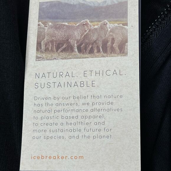 Icebreaker womens Rye Lane Dress size Medium Half Zip Cotton/Wool New with tags - Picture 13 of 16